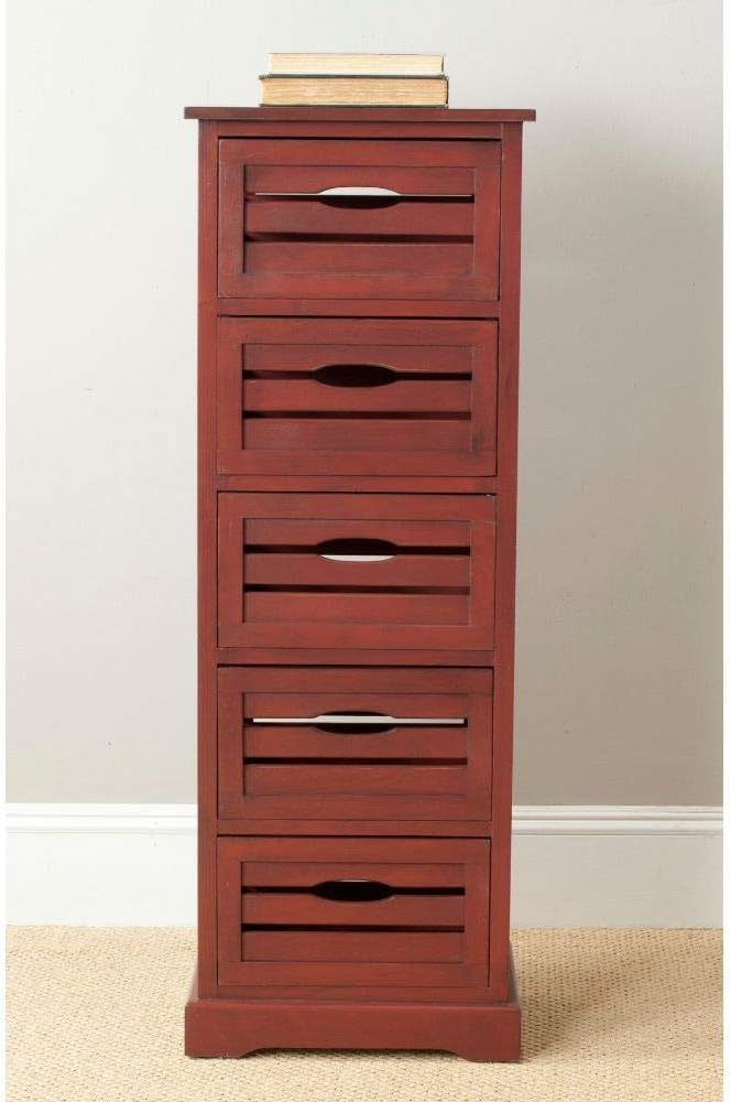 Cherry 5-Drawer Cabinet W9425
