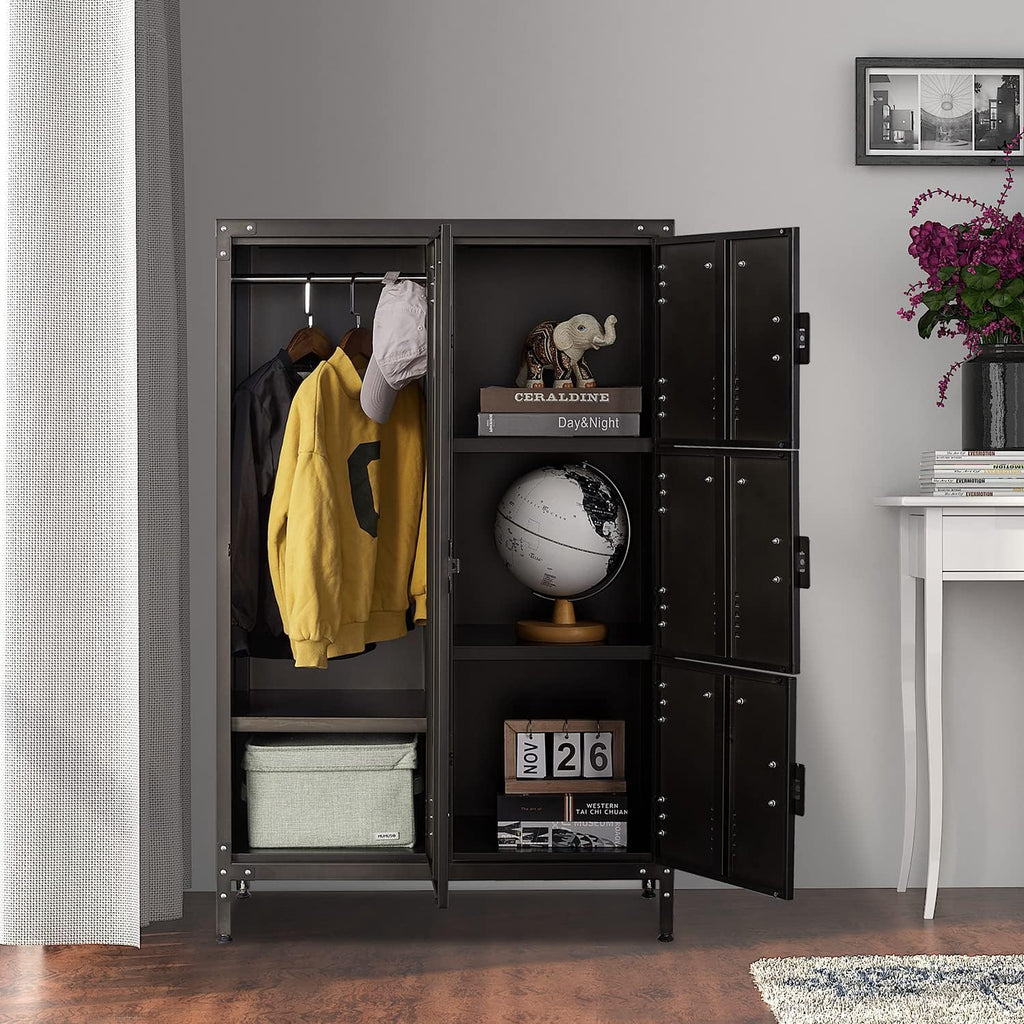 4 Doors Steel Metal Storage Locker Cabinet D167