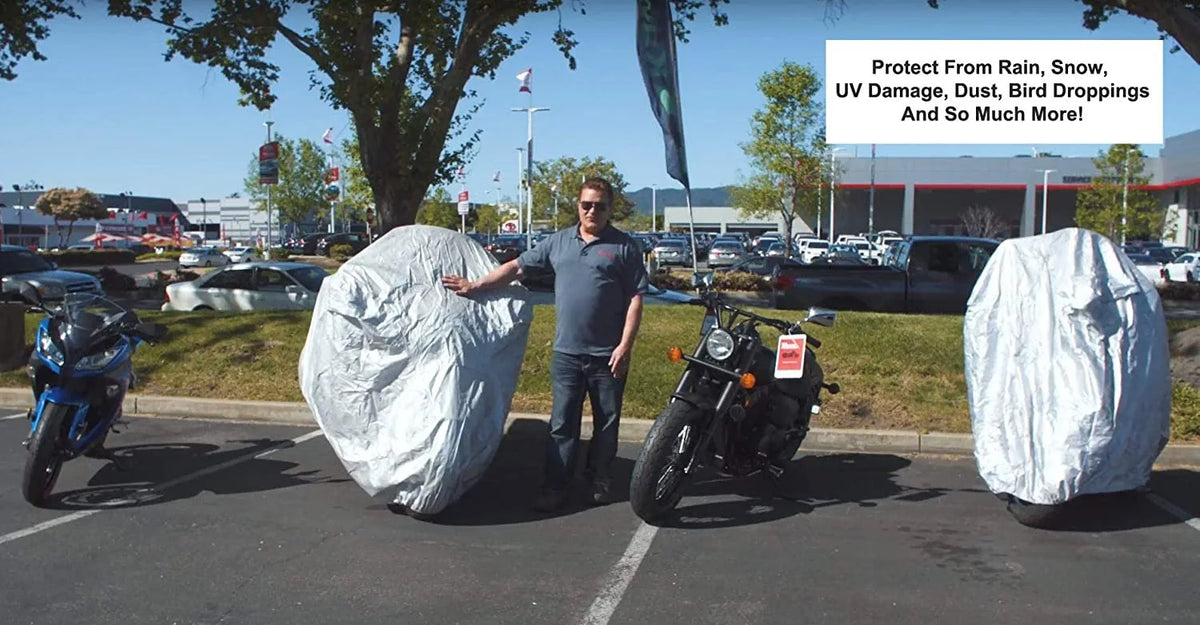 Motorcycle Cover for 1988 Vespa Px150e Scooter with Reinforced Securing Straps and Storage Bag S637