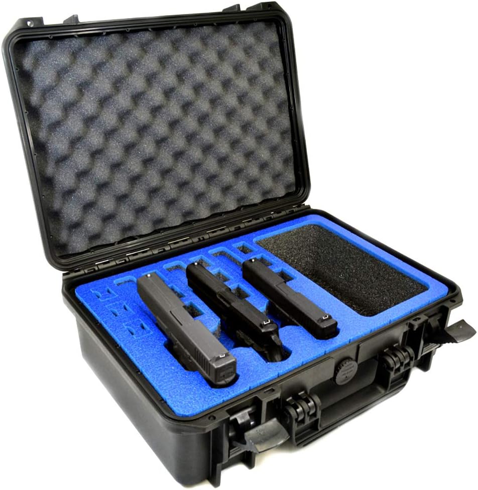 Waterproof Pistol Case with Custom Foam Insert E219