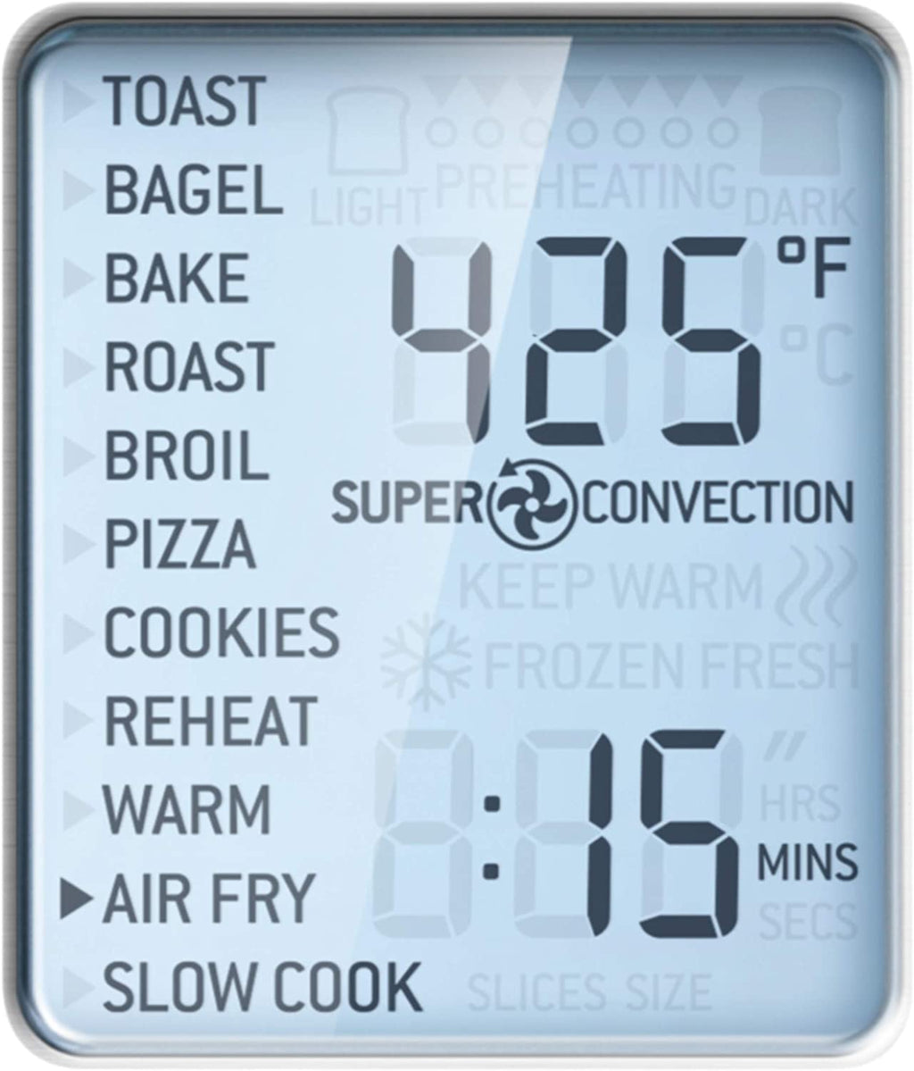 Brushed Stainless Steel Smart Oven Air Fryer Toaster Oven M5909