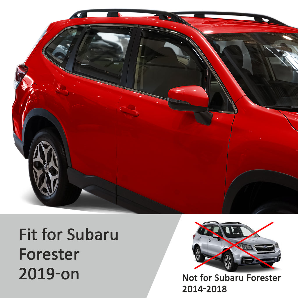 4 Pieces Glass In-Channel Rain Guards for Subaru Forester H492992