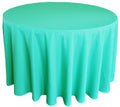 108" Round Polyester Linen Tablecloth L364