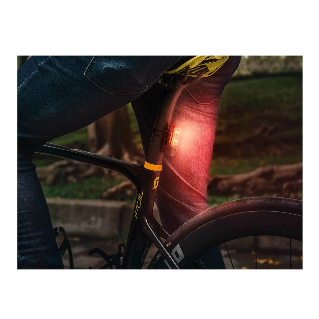 USB Combination Light Set with Bike Seat Bag T9143