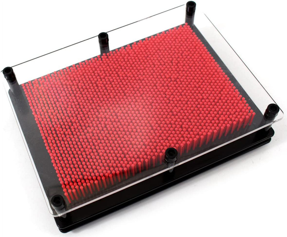 3D Pin Art Sculpture Toy (6" x 8" Red) T72941