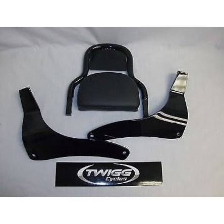 Black Passenger Backrest V44810