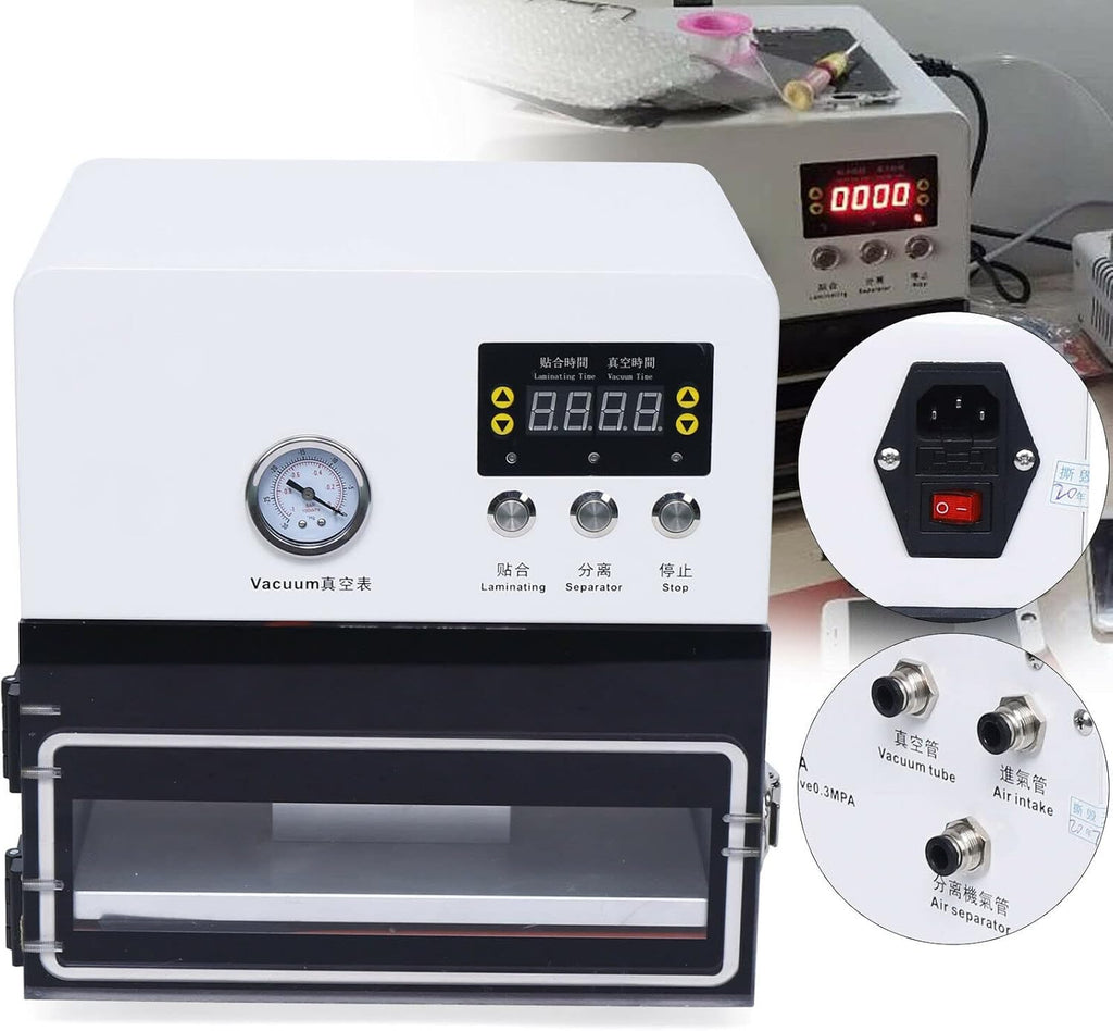 12 Inch OCA Vacuum Laminating Machine, 20W 110V, Diameter 14.5CM H297