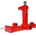 Tractor Trailer Hitch and Ball Drawbar Gooseneck Receiver 3 Point Cat 1 Hay Red S72237