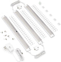 White Finish LED Dimmable Under Cabinet Lighting Kit, Warm White (3000K) Pack of 2 C9468