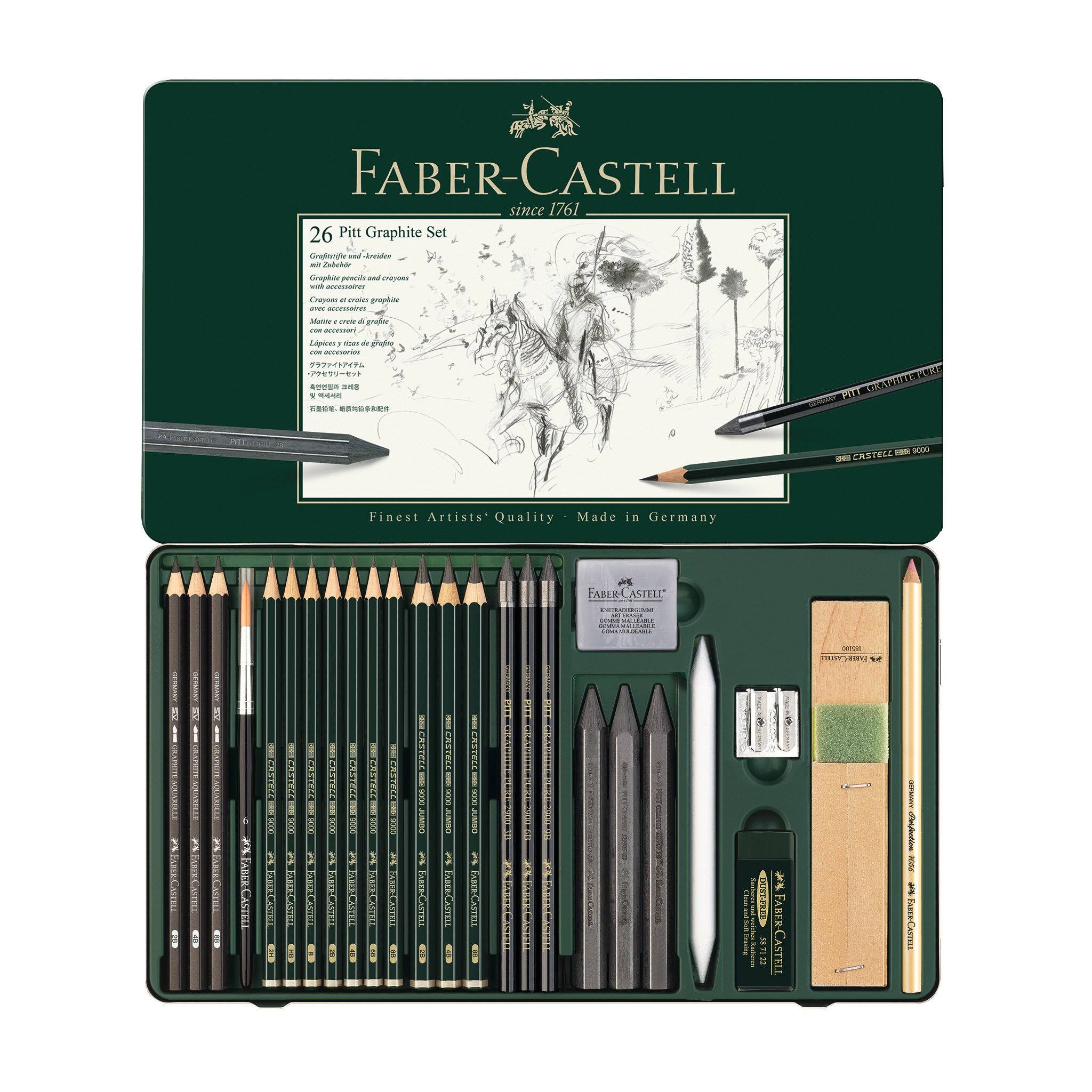 Pitt Graphite Tin Set of 26 P75827