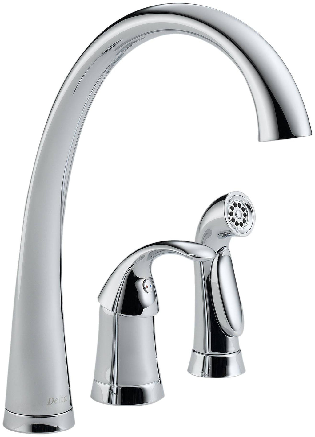 Chrome Single Handle Kitchen Faucet with Spray K101816