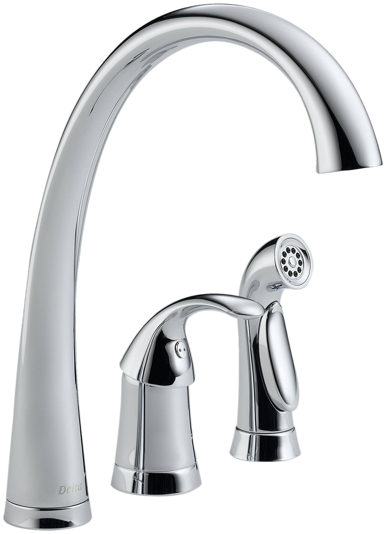 Chrome Single Handle Kitchen Faucet with Spray K101816