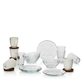 16 Piece Clear Brunch Set F65495