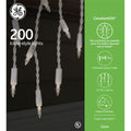 200-Count White Icicle Incandescent Christmas Lights E3893