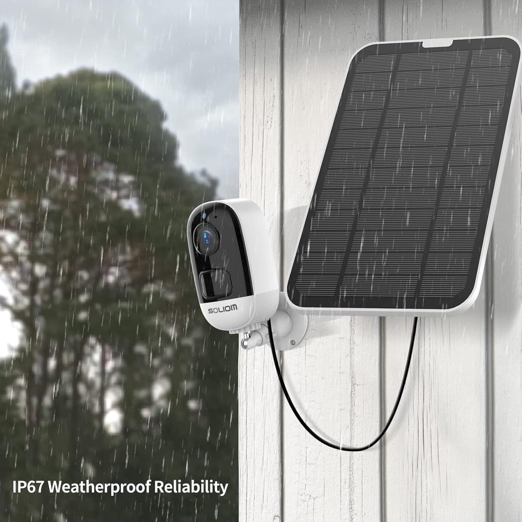 1080P Wireless Outdoor Solar Security Camera with Night Vision A841