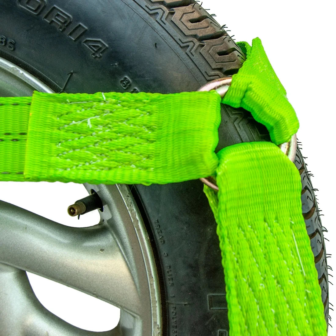 4 Pack Car Tie Down Chain Anchors Side Rail High-Viz 3300 Lbs SWL P49424