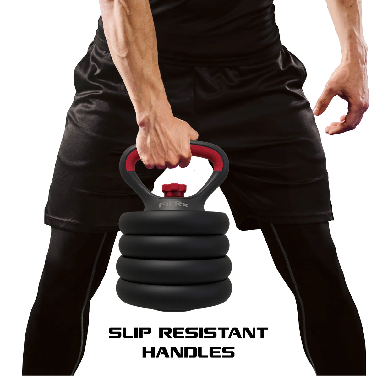 60 lbs 4-in-1 Adjustable Dumbbell Barbell Kettlebell Weight Set I4885
