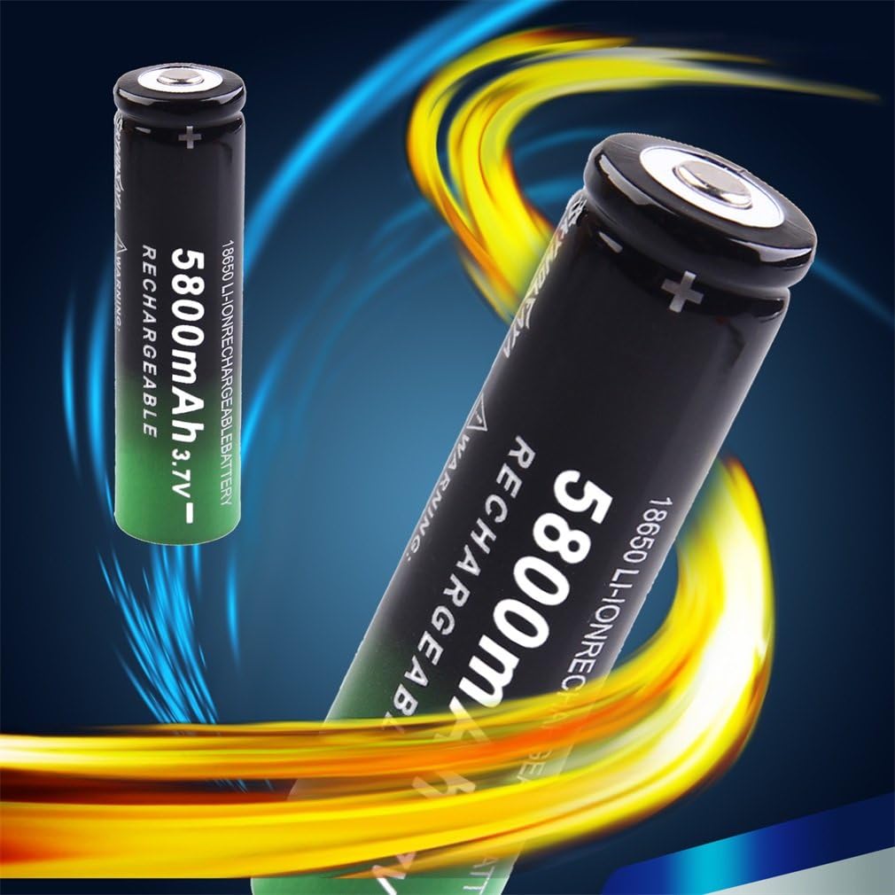 50 Pack 18650 Rechargeable 5800mAh 20A 3.7V Button Top Li-ion Batteries S7517