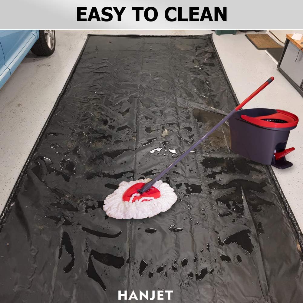 Black Garage Car Floor Mat A3823