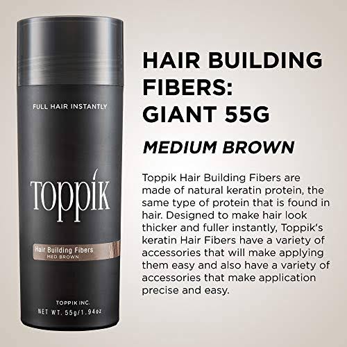 Medium Brown Hair Building Fibers - 1.94 oz F26899