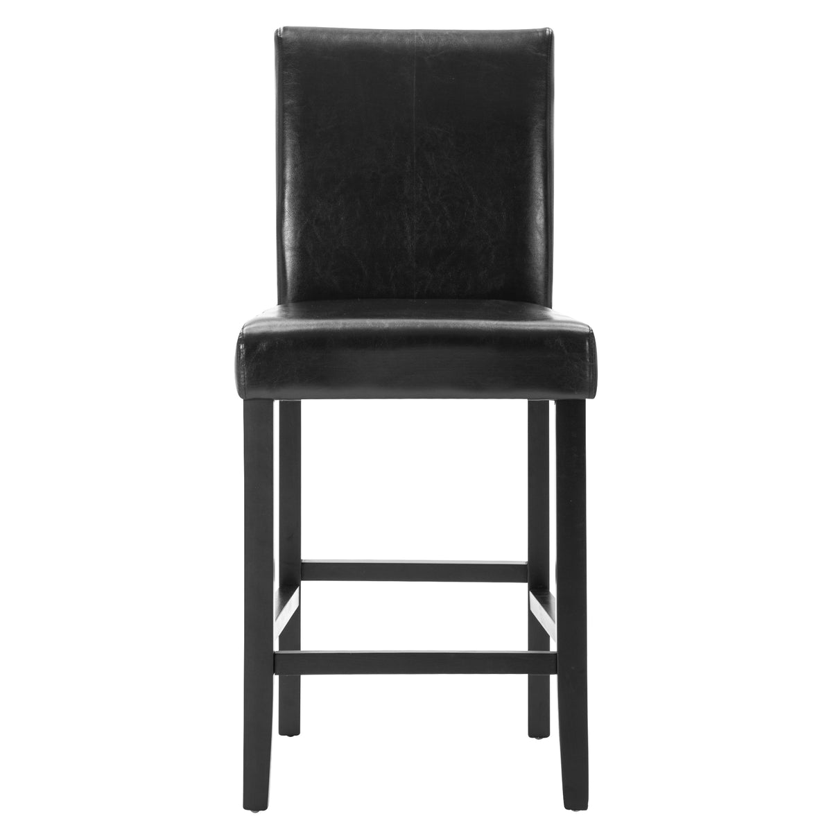 Black PU Leather Bar Stools, Set of 2 I19967