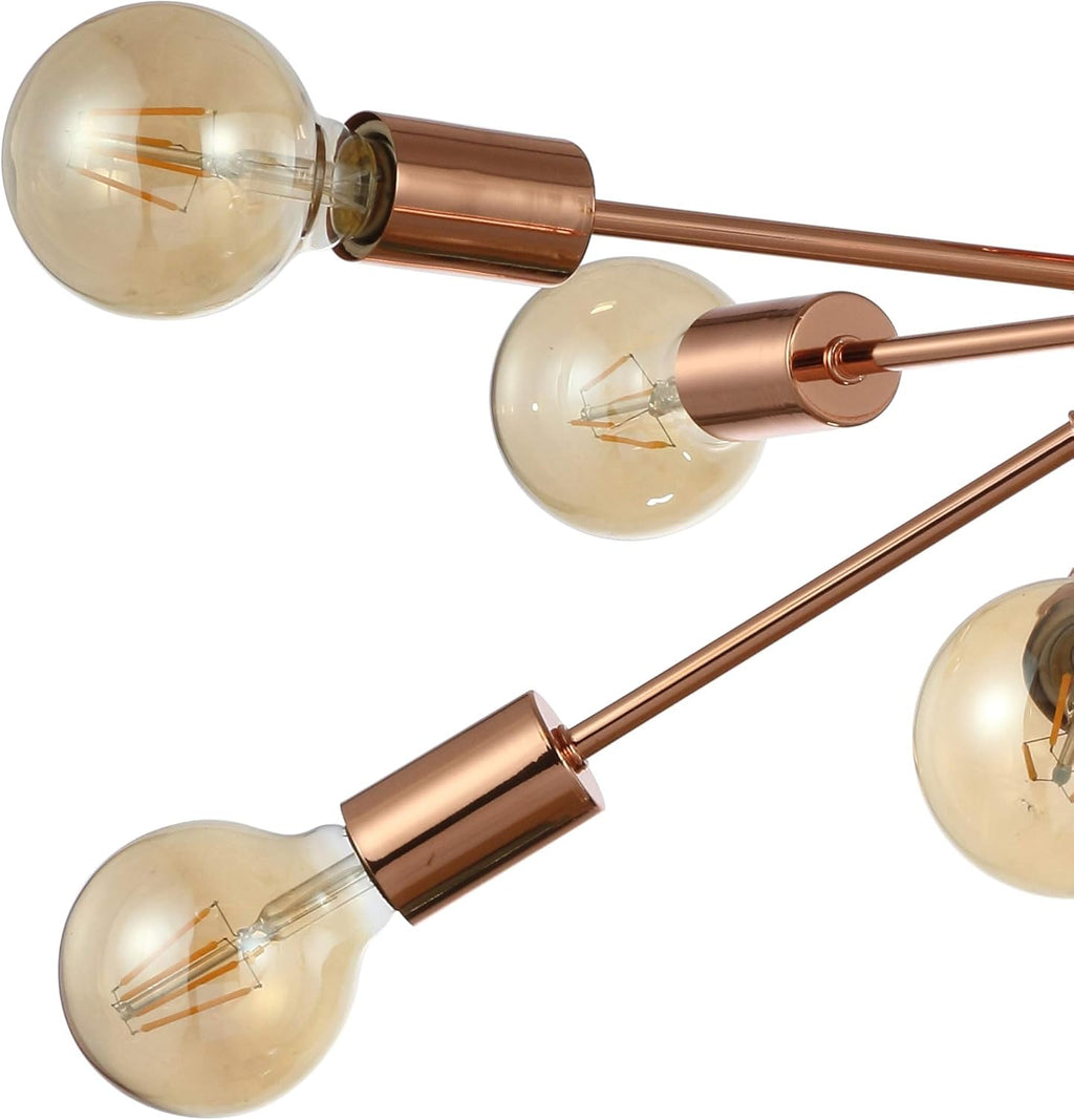 Copper 8-Light LED Flush Mount, Pack of 2 B39276