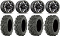14" Black Wheels 27" Mud Lite XTR Tires Z863