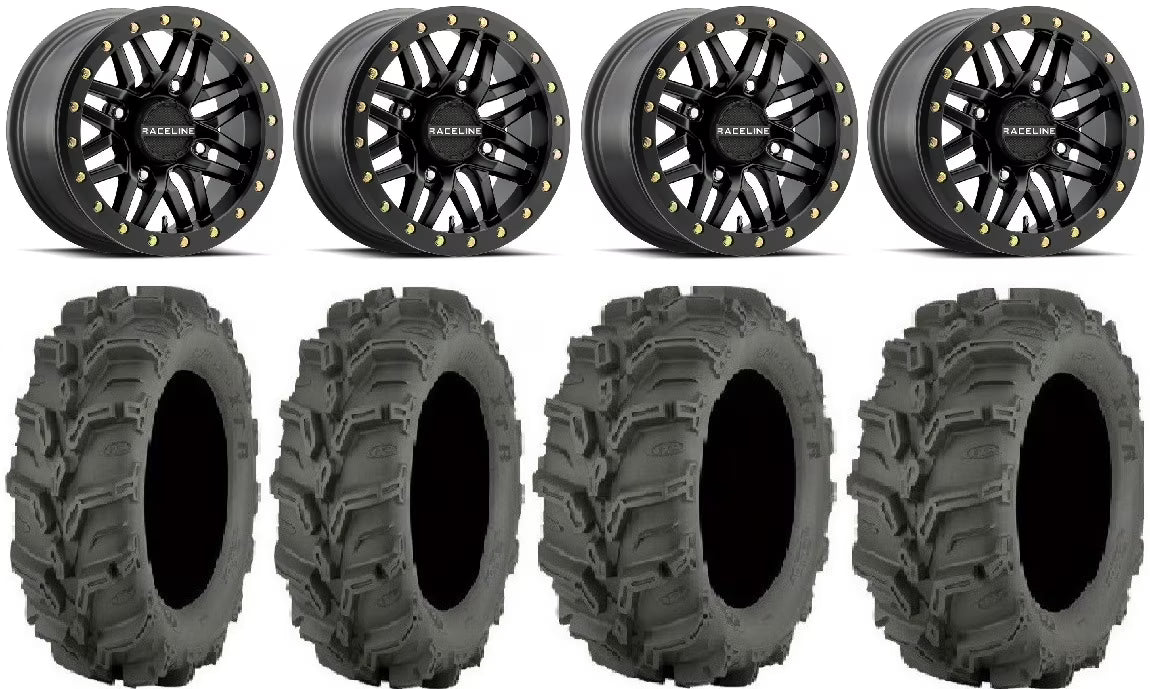 14" Black Wheels 27" Mud Lite XTR Tires Z863