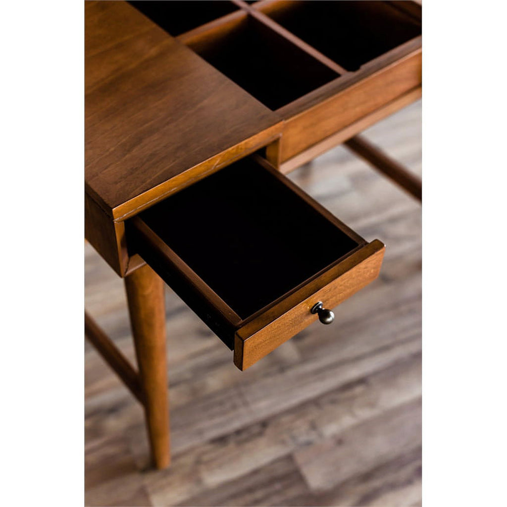 Wood Bedroom Vanity in Acorn (Brown) C56927