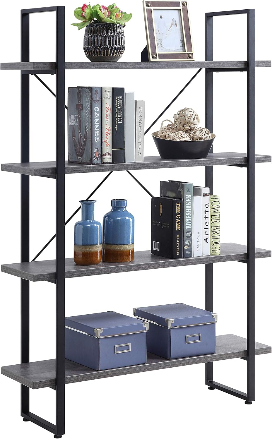 Charcoal Bookcase S4408