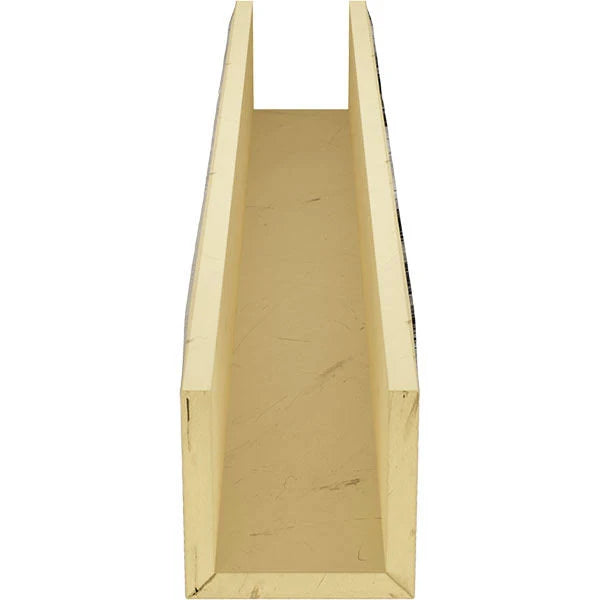 White 3-Sided Faux Wood Ceiling Beam H60091