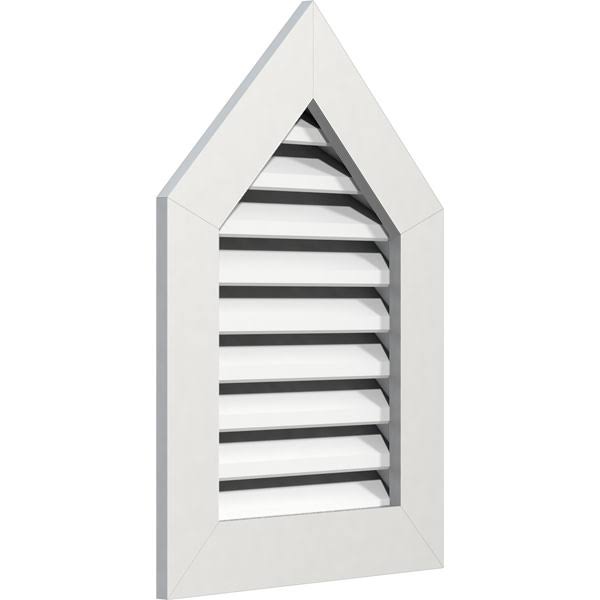 Peaked Top Gable Vent, PVC R345