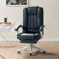 Navy Swivel Gaming Chair with White Base L5893