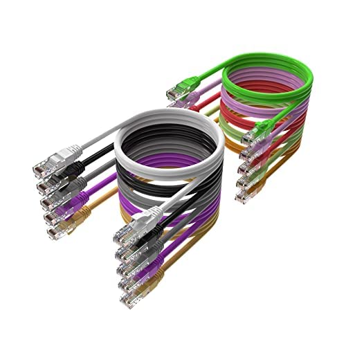 Cat6 Ethernet Cable 1.5 Ft 3 Pack Y2147