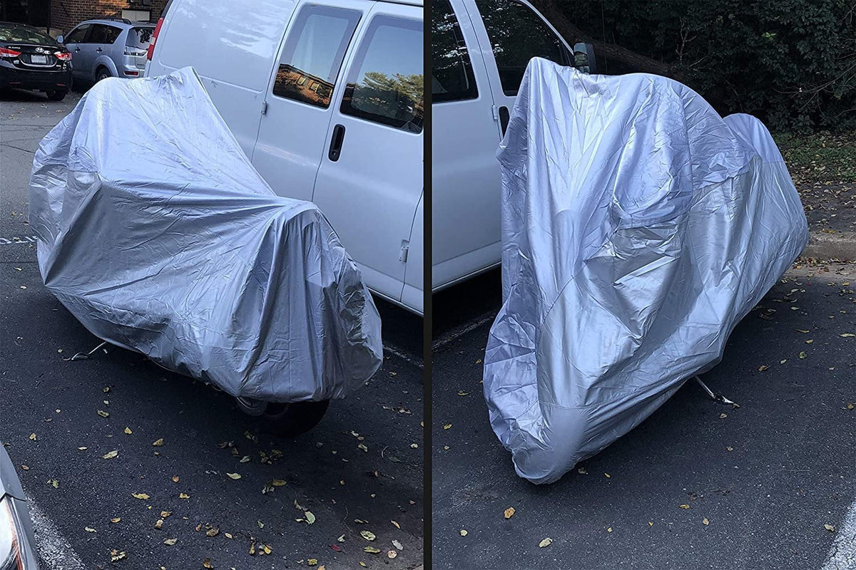 Motorcycle Cover for 1989 Vespa Pk50xl Scooter with Reinforced Securing Straps and Storage Bag M154057