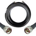 50-ohm N-Male to N-Male Black Coax Cable 60ft L65725