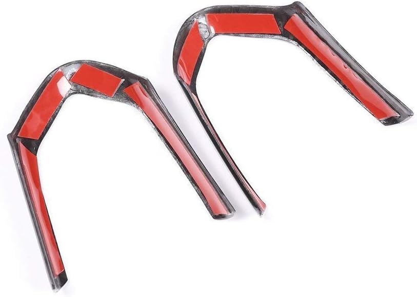 Carbon Fiber ABS Steering Wheel Decoration Frame Cover Trim P81984