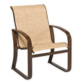Jet Silver Sling Patio Dining Chair B99888