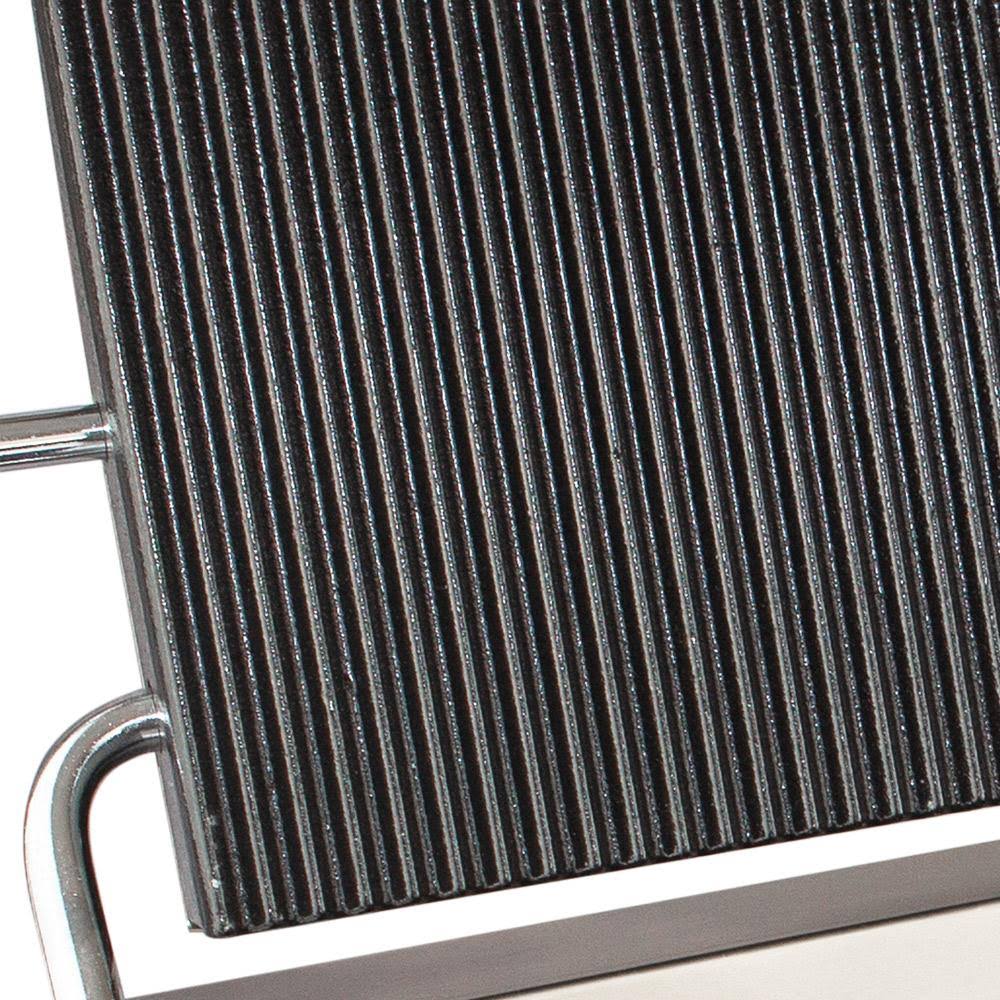 Double Panini Press Sandwich Maker with Cast-Iron Ribbed Plates Nonstick M80692