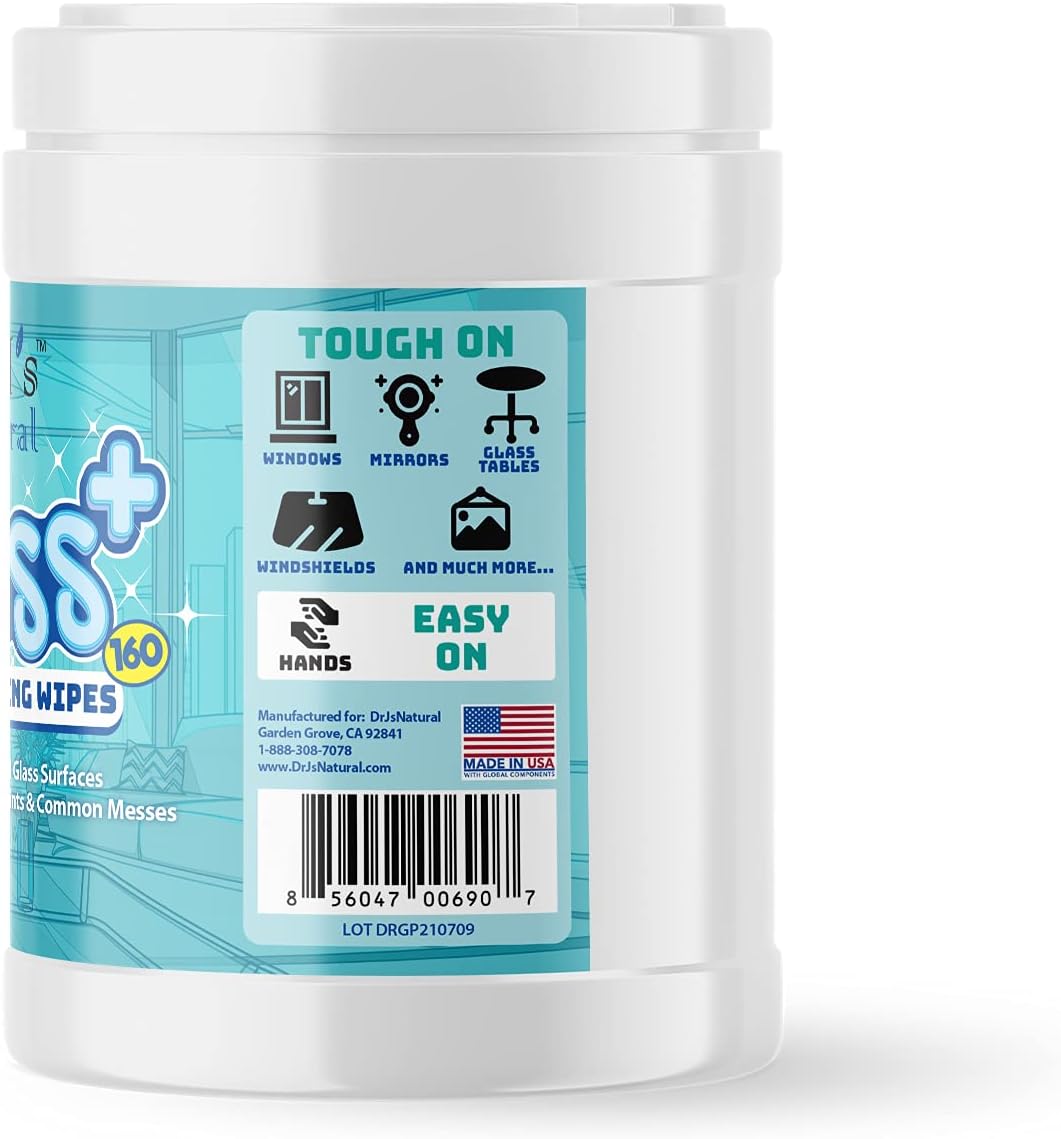 Glass Window Mirror Cleaning Wipes (12 Canisters) O31341