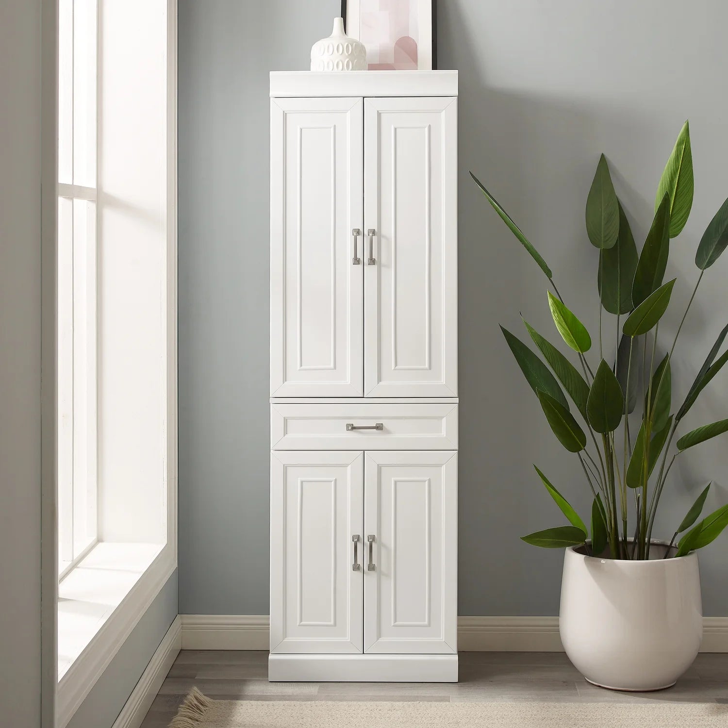 Pantry Storage Cabinet with Shelves V1393