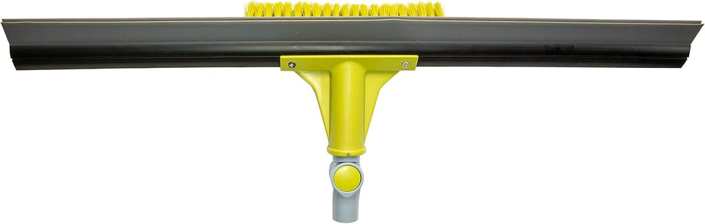 Extension Pole with Floor Squeegee and Grout Scrubbing Brush Combo Q78686