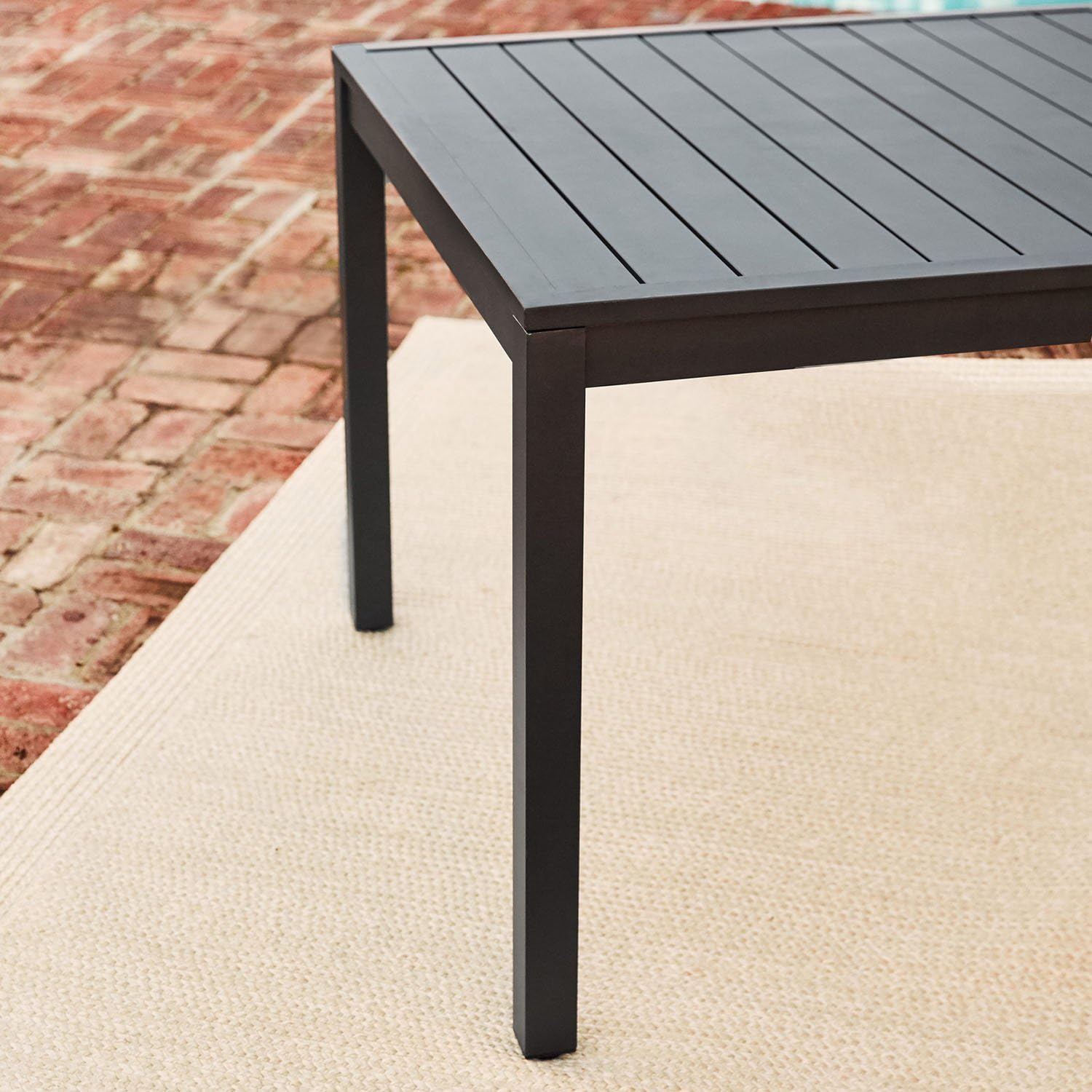 7-Piece Outdoor Dining Set with 6 Sling Chairs and Dining Table F2862