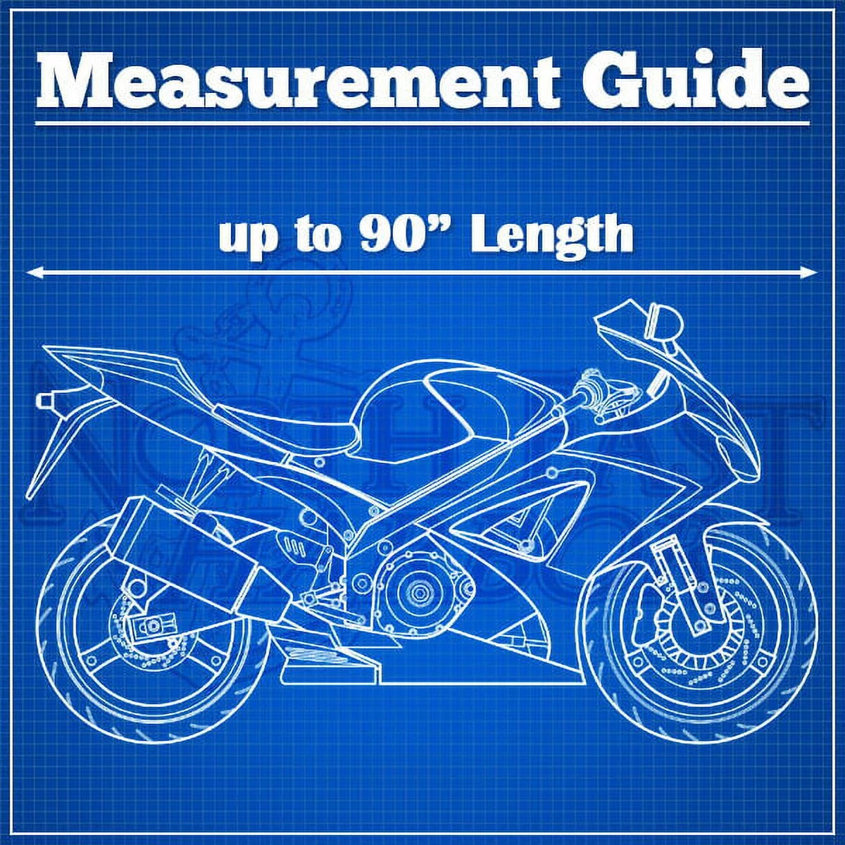 Motorcycle 4 Layer Heavy Duty Storage Cover T2019