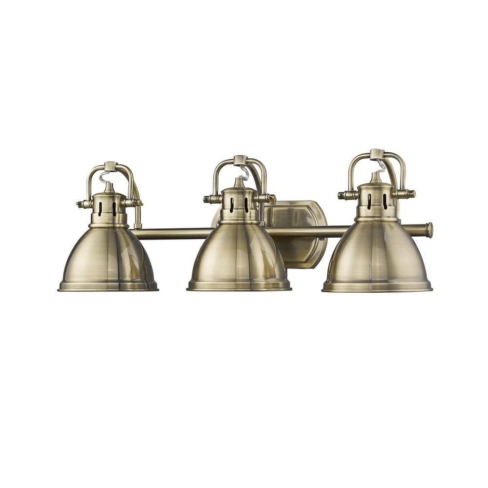 Matte Black 3 Light Bath Vanity H5069