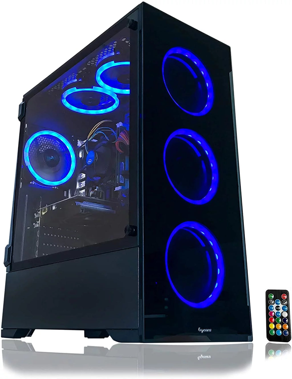 Gaming PC Desktop Computer Intel 3.70GHZ 16GB Ram 512GB SSD RX 580 8GB WINDOWS 11 RGB W32431
