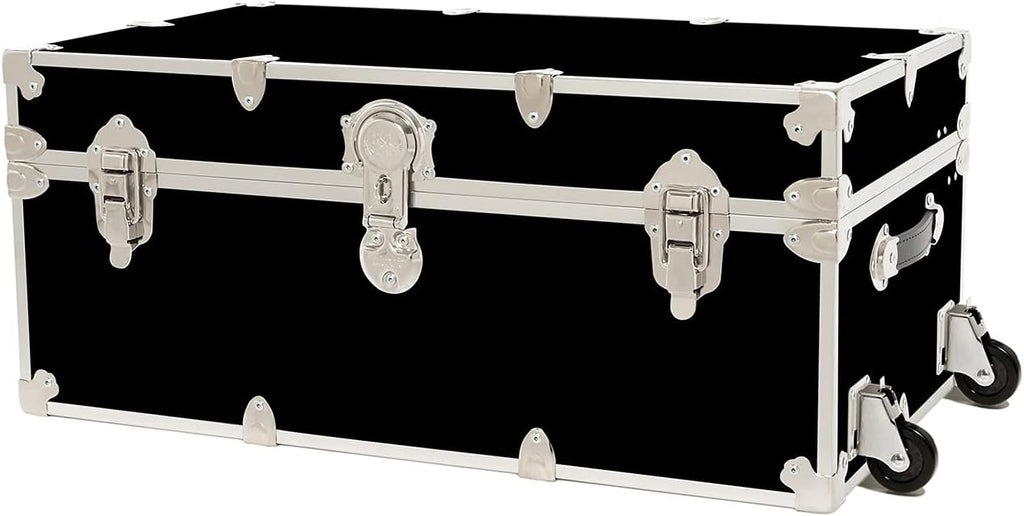 Large Armor Trunk with Removable Wheels 32x18x14 (Black) D598026