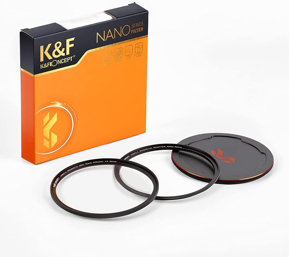 72mm Magnetic Black Soft Diffusion 1/4 Filter with 28 Multi-Layer Coatings J19415