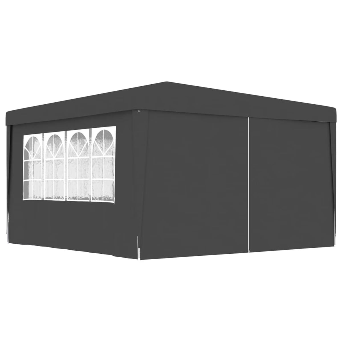 13.1'x13.1' Anthracite Party Tent with Side Walls I135