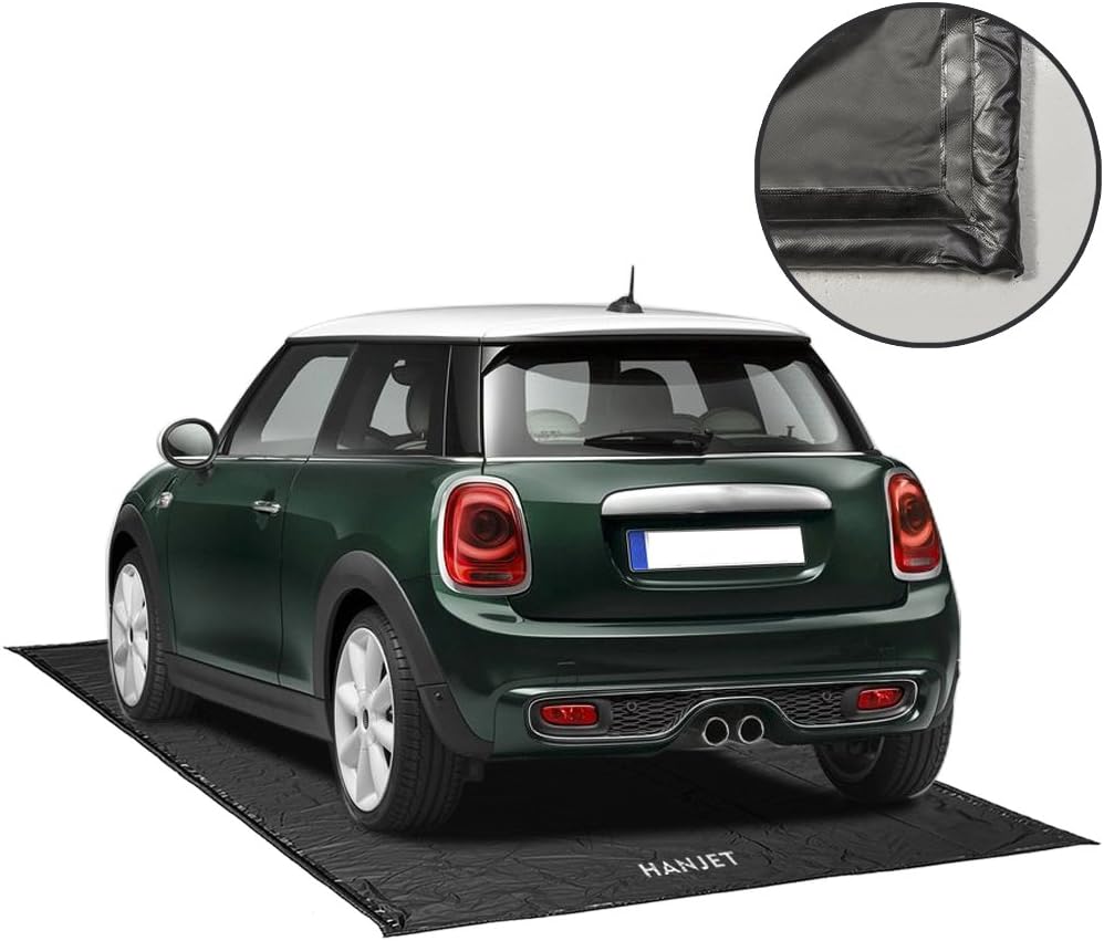 Black Garage Car Floor Mat A3823